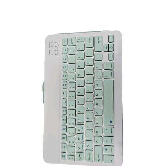 Wireless Keyboard/Mouse Green Bluetooth tablet/Ipad case - Picture 3 of 4